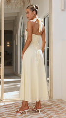 Skye Maxi Dress - Yellow