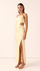 Nyla Maxi Dress - Lemon