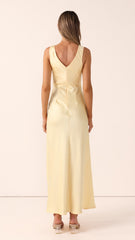 Taylor Maxi Dress - Lemon
