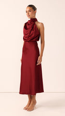 Esther Maxi Dress - Wine
