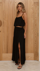 Stacie Maxi Skirt - Black