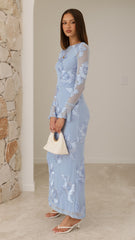 Lottie Maxi Dress - Blue