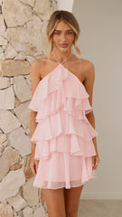 Soho Mini Dress - Pink