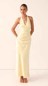 Sylvie Maxi Dress - Lemon