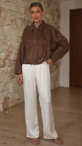 Phoenix Bomber Jacket - Brown