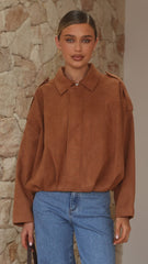 Phoenix Bomber Jacket - Tan