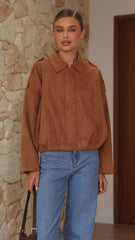 Phoenix Bomber Jacket - Tan