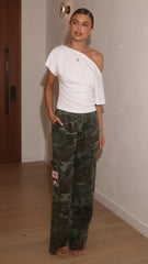 Jazzelle Cargo Pants - Dark Camo