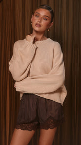 Melbourne Knit Jumper - Beige