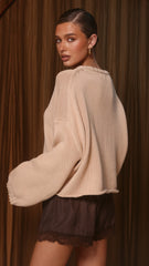 Melbourne Knit Jumper - Beige