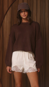 Melbourne Knit Jumper - Chocolate
