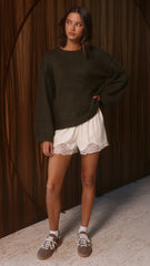 Laura Knit Sweater - Khaki