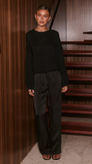 Melbourne Knit Jumper - Black