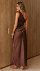 Melani Maxi Dress - Chocolate
