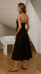 Chandler Midi Dress - Black