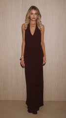 Ella Maxi Dress - Chocolate