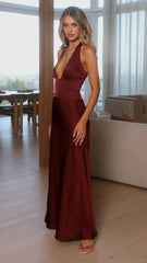Odessa Maxi Dress - Wine