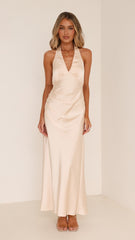 Sylvie Maxi Dress - Soft Gold