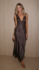 Camila Maxi Dress - Espresso