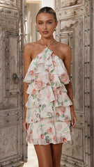 Soho Mini Dress - Orange Rose