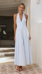 Skye Maxi Dress - Blue