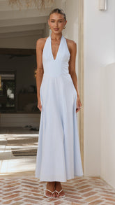 Skye Maxi Dress - Blue