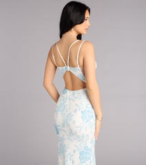 Manisha Floral Mermaid Formal Dress