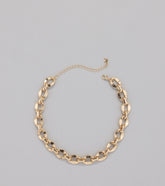 Luxe Statement Chunky Chain Necklace