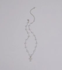 Bless Up Beaded Cross Necklace
