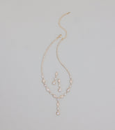 Dazzling Elegance Necklace And Earrings Set