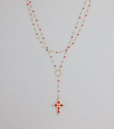 Bless Your Drama Layered Cross Necklace