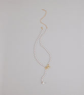 Pretty Please Bow and Pearl Necklace