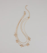 Just Bloomed Floral Layered Necklace