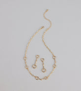 Everyday Luxe Necklace And Earrings Set