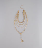 Golden Hour Drop Chain Necklace