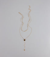 Effortlessly Elevated Layered Lariat Necklace
