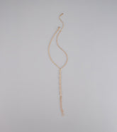Endless Sparkle Rhinestone Twisted Lariat Necklace