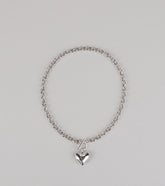 Love On Lock Heart Chain Necklace