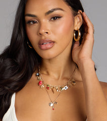 Good Vibes Only Charm Necklace