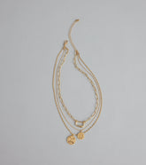 Effortlessly Stacked Layered Chain Necklace