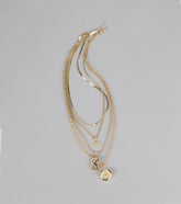 Time to Shine Layered Chain Watch Necklace