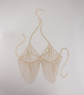 Goddess Drip Rhinestone Bra Chain Necklace