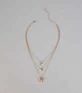 Flutter And Glow Layered Necklace