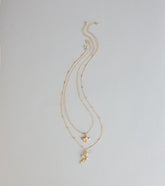 Heaven Sent Rose Charm Necklace