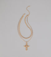 Shining Faith Cross Chain Necklace