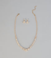 Blooming in Sparkle Floral Jewelry Set