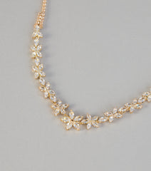 Blooming in Sparkle Floral Jewelry Set