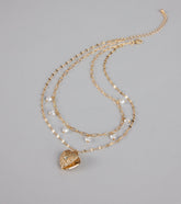 Love Notes Pearl Charm Necklace