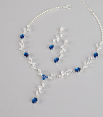 Midnight Glamour Cubic Zirconia Jewelry Set
