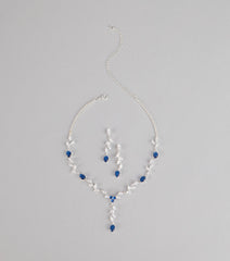 Midnight Glamour Cubic Zirconia Jewelry Set